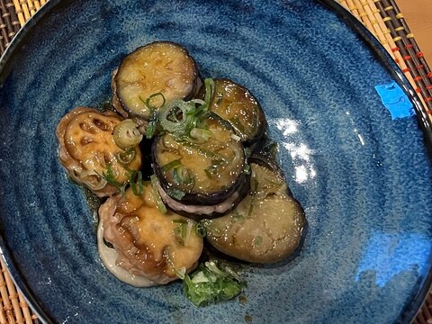なすとれんこんのはさみ焼き